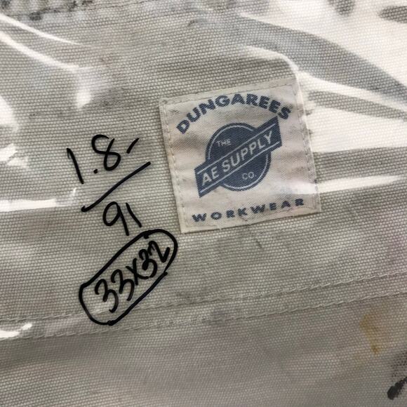 Vintage American Eagle Outfitters Carpenter AE Supply Workwear 33x32 painter - Picture 8 of 8